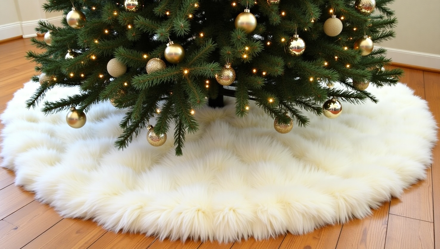Faux Fur Tree Skirt