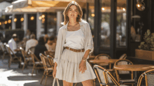 The English Factory Linen Blend Belted Tiered Mini Skirt: Your Summer Wardrobe Essential