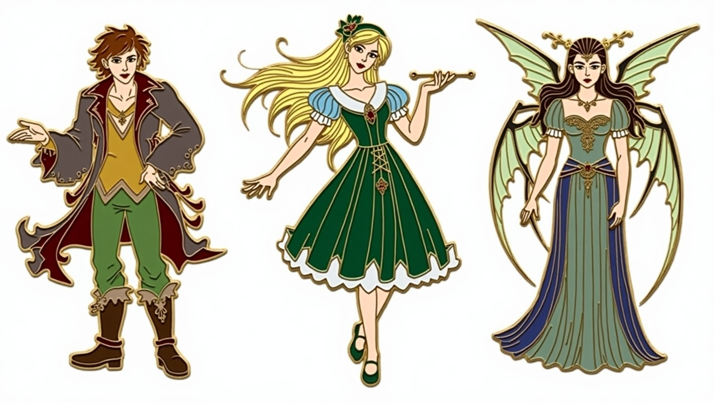 Anastasia 3 Pin Set Petrichor Fae