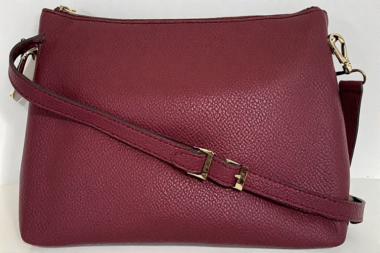Discover the Elegance of the Buxton Thalia Burgundy Crossbody Purse NWT