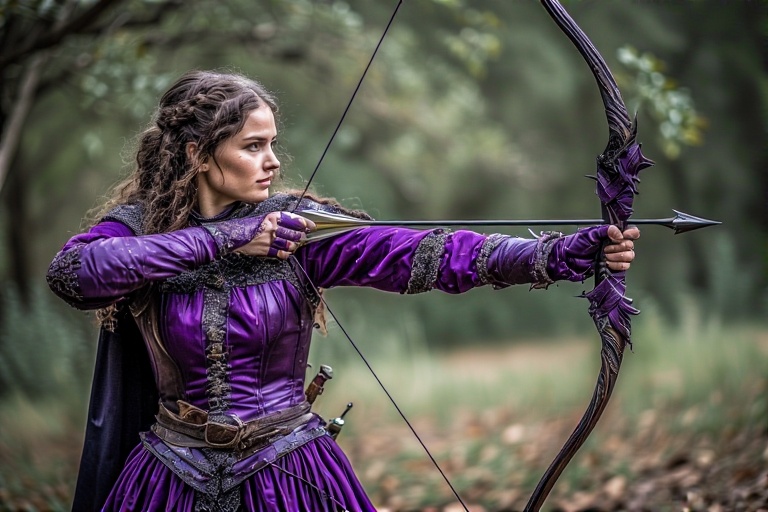 Women’s Dark Purple Medieval Archery Bow: A Comprehensive Guide