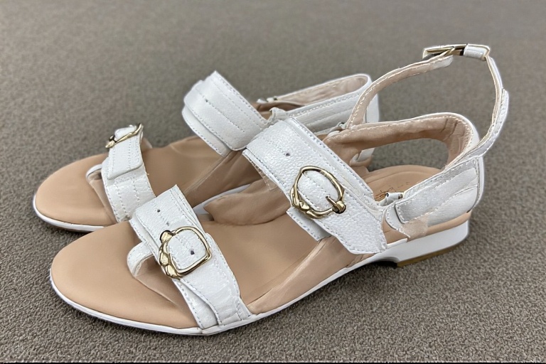 White Coach Womens Kelsey Leather Sandal: A Timeless Blend of Style and Comfort