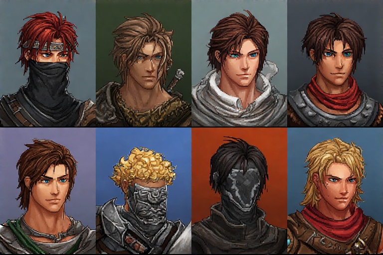 aqw male hairs with a neck