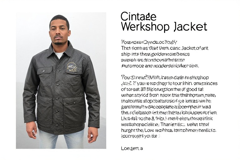 Cintas BMW Vintage Werkshop Jacket: The Ultimate Blend of Style and Functionality
