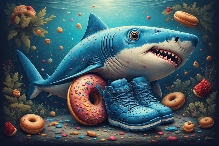 Tralalero Tralala Shark with the Blue Shoes Donut AI: A Deep Dive into AI Meme Culture