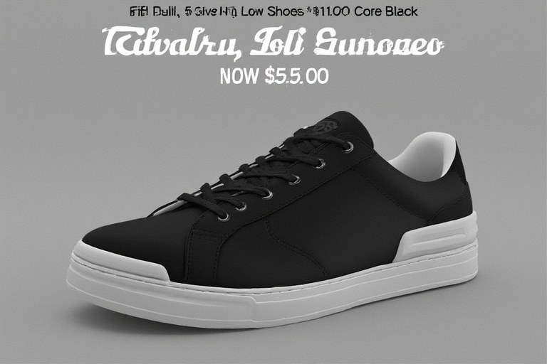 Rivalry Lux Low Shoes $110.00 $55.00 Core Black: Style and Savings Combined