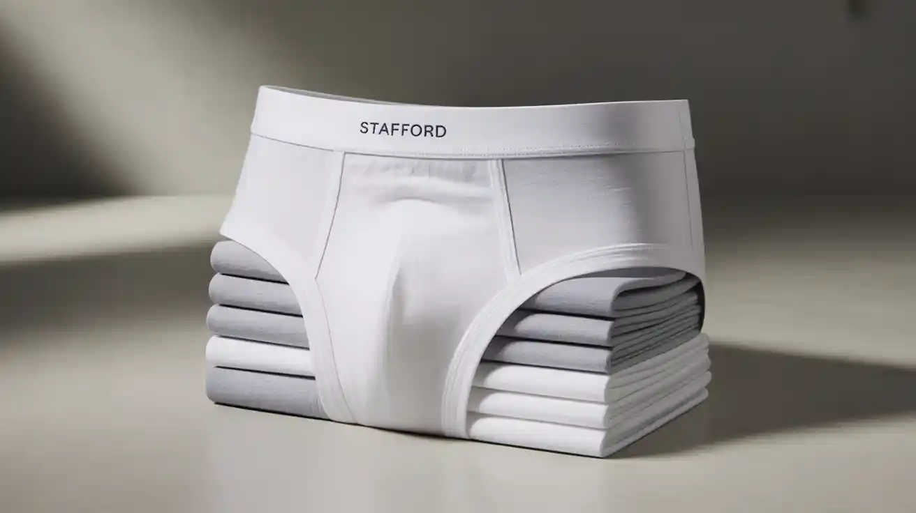 Stafford 6 Pair Blended Cotton Full-Cut Briefs: Comfort Redefined for Everyday Wear